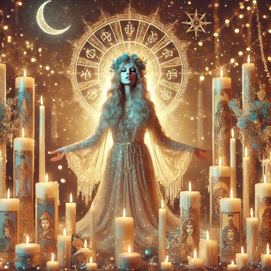 La Luce del Femminile: Risveglio e Magia con le Candele Esoteriche